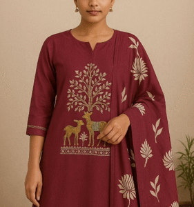Unstitched Salwar Kameez Suit Set